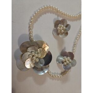 Vintage necklace and earring set